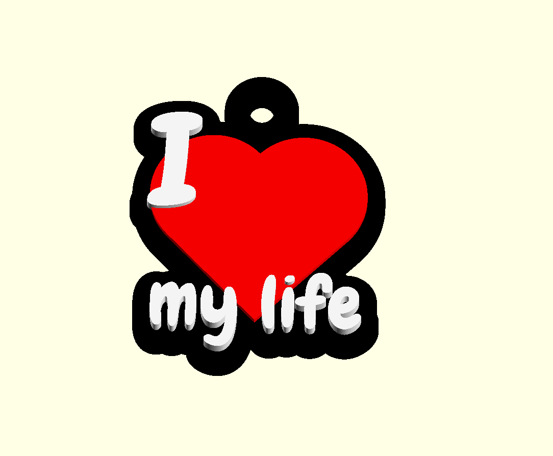 Personalized Heart Love Keychain